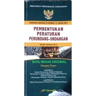 Indonesian Law Number 12 of 2011 Formation of Focusmedia Law Code K-Hk 017 Original Book Original Us