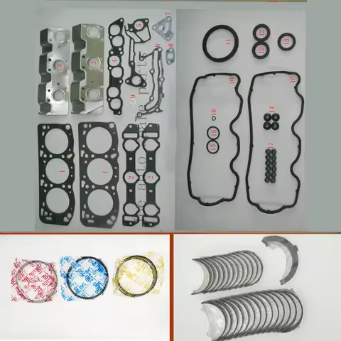 G6AT Engine Full gasket set kit crankshaft connecting rod bearing piston ring for Hyundai Sonata Gal
