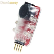 DIAOCMY Battery Alarm Buzzer, Lightweight Plastic Shell Lithium Battery Alarm,  PCB LED Indicator Bu