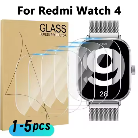Tempered Glass for Xiaomi Redmi Watch 4 Smart Watch HD Screen Protector Anti-Scratch for Mi Redmi Wa