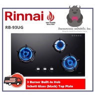 Rinnai RB-93UG 3 Burner Built in Schott Glass Gas Cooker-Hob | FREE Installation