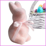 Easter Decorations Bunny Decor Moss Covered Easter Rabbit Figurine Easter Bunny Statue Rabbit Figuri