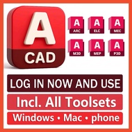 AutoCAD 2027-2024 Autodesk CAD Full Version Lifetime Access Acct Available Windows/MacOS/Tablet/Andr