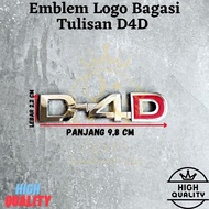 D4D Trunk Logo Emblem