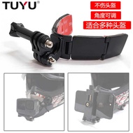 Motorcycle Integrated Hinge Helmet Holder Chin DJI g o p r 1 0 h e 9 Camera Accessories