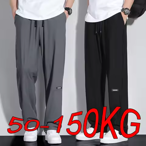 Plus Size 8XL 9XL 10XL Men High Elastic Sweatpants Large Size Gym Joggers Running Quick Drying Sport