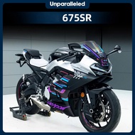 NEW 2024 For CFMOTO 675SR modified accessories, body latte art, printmaking decal, film waterproof, 