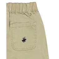 Beverly Hills Polo Club Kids Boy’s Cotton Twill Jogger Shorts in Khaki LV855
