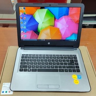 LAPTOP HP SILVER RAM 4GB HDD 500GB GENERASI BARU 14'INCH MULUS SANGAT