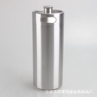 4L Pressurized Mini Barrel 304 Stainless Steel Craft Beer Barrel Beer Can keg Small Barrel Home Brew