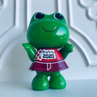 興和製薬｜KOWA  ケロちゃん KERO CHAN 興和製藥 興和蛙  2020年限定 紅色 青蛙圖紋衣 企業公仔 軟膠玩具