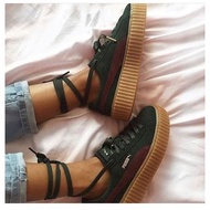 Puma By Rihanna Suede Creeper 綠紅色 蔡依林/Gigi hadid