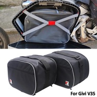 Motorcycle Accessories Pannier Liner Black Luggage Side Case Inner Bag For GIVI V35 V35 Vario Case