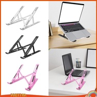 [PrettyiaSG] Laptop Stand for Desk Holder 7 Adjustable Angles Ergonomic Notebook Stand Laptop Riser
