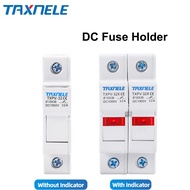 1P 2P DC Fuse Holders 10*38mm DC 1000V Fuse Base Solar Photovoltaic System Protection Solar PV Short