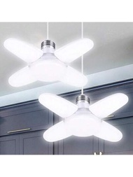 小型led折疊燈泡-日光led車庫燈,e26基底車庫led燈,適用於地下室、壁櫥、工作臺、門廊、洗衣房、車庫燈吸頂式led燈泡
