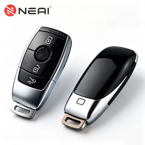 NEAI Car Key Case For Mercedes Benz A C E S G Class GLC CLE CLA GLB GLS W213 E43 E400 E300L W177 W20