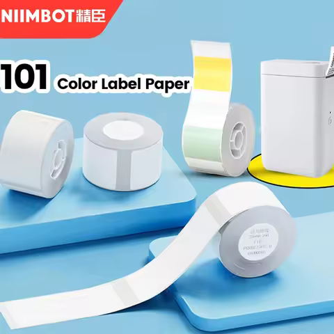 NIIMBOT D101 Mini White Color Label Sticker Waterproof for Supermarket Price List Tag Label Roll Pap