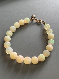 天然水晶 8mm 澳寶 蛋白石 手串 手鍊 手鏈 Opal Bracelet