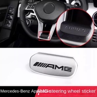 Suitable for Mercedes old C63   E   GLA   CLA   GLK steering wheel modification AMG car logo decorat