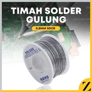 Lead Roll Soldering Tin Wire Solder Roll Diameter 0.8mm 50g 63/37