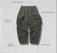 MT-03” Wide Cargo Pants - Sage Green