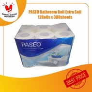 Tissue PASEO Bathroom Roll EXTRA SOFT 12Roll (300sheets - 3ply)