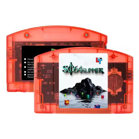 REMANK SC64Summer SC64 N64 Open Source N64 Card Flash SC64 Cart Retro Emulator For N64 Console Compa