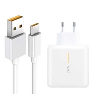 Original OPPO Charger 33W / 65W / 67W / 80W / 100W SUPER VOOC FAST CHARGING 1 SET CABLE & ADAPTER