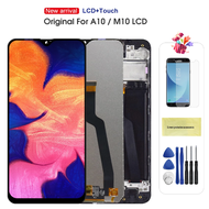 จอแอลซีดีพร้อมกรอบสำหรับ Samsung Galaxy A10 M10 SM-A105F จอแอลซีดี Digitizer Asebly พร้อมกรอบหน้าจอส