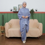 PROMO SET ROK LILIT DAN BLOUSE KAFTAN TUNIK-SET BLOUSE VISCOSE ARUNA DENGAN ROK MOTIF by Diana Batik