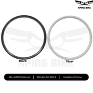 Alloy Rims 26 Plain 36H Black & Silver Rims Bicycle Alloy Rims Mini MTB Bike Federal