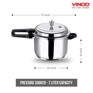 VINOD SANDWICH BOTTOM PRESSURE COOKER WITH LID 7 LTR (TCSB-7)