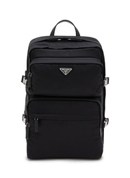 PRADA RE-NYLON SAFFIANO LEATHER BACKPACK