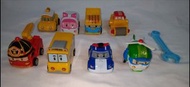 一套Robocar Poli 玩具迴力車仔