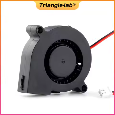 R Trianglelab 5015 blower fan High quality ball bearing cooling fan DC 12V/24V Brushless Cooling Hea