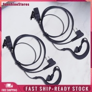 ♚SunshineStores✪  2Pcs Walkie Talkie Earpiece Headset Multifunctional Earphone Walkie Talkie Headset