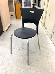 全新黑色餐椅/餐椅/休閒椅/咖啡椅/簡餐椅/小吃椅/早餐椅/等待椅/用餐椅/塑膠椅