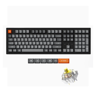 Keychron K10 MAX Three mode Bluetooth wireless mechanical keyboard 108 key office keyboard