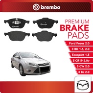 BREMBO Front Pads (L+R) - Mazda 3 BK 1.6,2.0, BL 2.0, 5 CR19 2.0, CW 2.0, Ford Focus 2.0, Ecosport 1