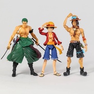 One piece portgas D ace monkey D Luffy Roronoa Zoro Luffy collectible model OV4D