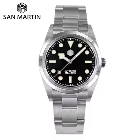 San Martin 36mm Explore Climbing Watch Automatic Mechanical Watches SW200 PT5000 Self-Wind Wristwatc