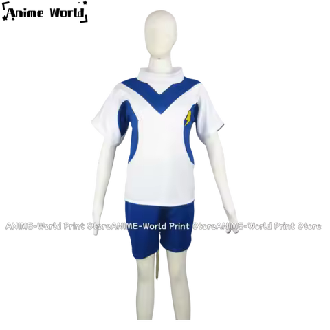 《Custom Size》Inazuma Eleven GO 3 Galaxy Raimon Soccer team Summer School Uniform Cosplay Costume