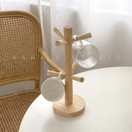 Nana's Studio Wooden Mug Rack