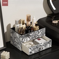 AIKEWO Leather storage box desktop storage box key sundry storage box multifunctional storage box