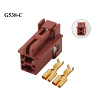G538-2-hole brown 6.3mm high current automotive connector jack