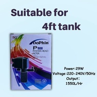 Dophin P908 Power Head Filter – 1550L/H Submersible Aquarium Pump | 29W High Flow Filter | Oxygen & 