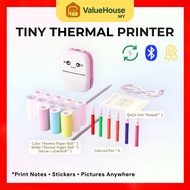 Mini Portable Thermal Printer Mobile Photo Printer Home TINY Sticker/Picture Printer Kid Student