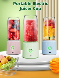 1pc USB Rechargeable Portable Wireless Blender, 420ml Electric Fruit Juicer Smoothie Maker, 40W High