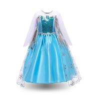 Long Sleeve Elsa Dress Elsa Dress Elsa Dress Elsa Queen Elsa Frozen Princess Dress Girl K74F